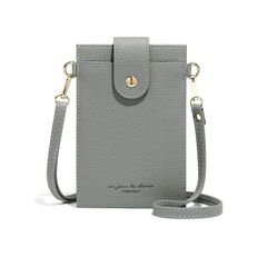 【数量限定】レディース シンプル 財布 ミニ ショルダーカード収納 スマホポーチ バッグ 防水 PU ポシェット 斜めがけ [PORRASSO] 財布 かわいい 軽量 6.5inchスマートフォン収納可 携帯ポーチ