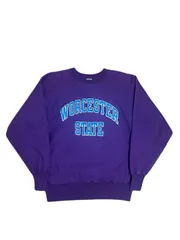 90s Champion REVERSE WEAVE チャンピオン リバースウィーブ 刺繍タグ WORCESTER STATE カレッジプリント スウェット
