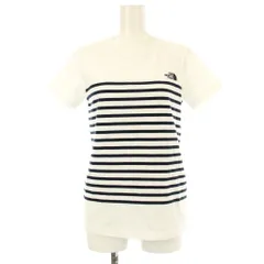 ザノースフェイス THE NORTH FACE ショートスリーブパネルボーダーティー Tシャツ 半袖 S 白 ホワイト 黒 ブラック NTW32063 /OR