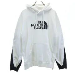 THE NORTH FACE ノースフェイス サカイ コラボ 長袖 スウェットパーカー XL ホワイト x sacai アウトドア NT6175SA メンズ 古着