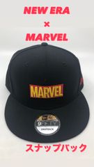 74【美品】NEW ERA × MARVEL スナップバック CAP