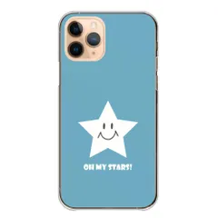 iPhone12 Pro Max ケース カバー アイフォン12 プロマックス スマホケース ハードケース 星 にこちゃん スマイル 笑顔 スター お星さま かわいい おしゃれ シンプル カジュアル カラー03