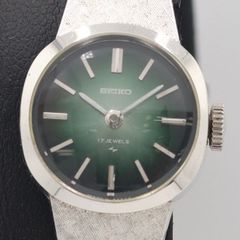 デッドストック 1974年製 SEIKO ブレスレット 手巻 グリーン セイコー