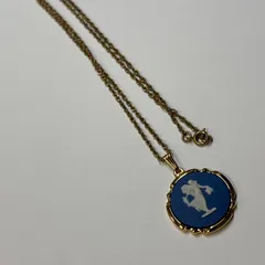 ★美品★ WEDGWOOD ウェッジウッド ネックレス ゴールド色