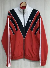 adidas アディダス RASANT カットライン トラックトップ [JW9741] レッド×ブラック×ホワイト トラックジャケット レディース [XS～S]