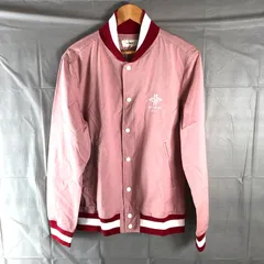 トミー TOMMY ジャンパー 上着 タグ付き サイドポケット スナップボタン ブランド印字ボタン 袖ゴム 胸元ワンポイント 綿100％ ピンク Lサイズ 951101