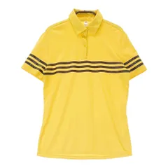 サイズ：M ADIDAS GOLF アディダスゴルフ FS6466 半袖ポロシャツ  イエロー系 [240101524652] ゴルフウェア レディース ストスト