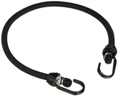 SK11(エスケー11) ゴムロープ Jフック 両端フック付き 丸ゴムタイプ 10mm×50cm SKG-R1050BK