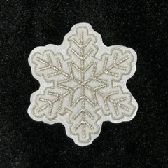 ★刺繍シール／ステッカー★　クリスマス　雪の結晶２