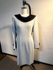 N1064. フォーマルワンピース・グレー・MサイズM