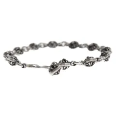 CHROME HEARTS (クロムハーツ) NO2 BALL/#2 クロスボールブレスレット シルバーのサムネイル