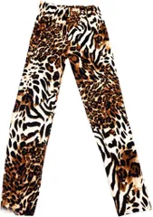ドナリー レギンス スパッツ ヒョウ柄 豹柄 アニマル柄 プリント デザイン レディース(レオパード柄2,  Free Size)