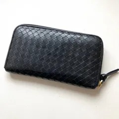 ボッテガヴェネタ　BOTTEGA VENETA 長財布　ラウンドファスナー　イントレチャート