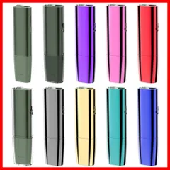 【数量限定】inkostudio汎用交換ケース、iqos iluma one用の保護メッキケース 対応アイコス イルマ ワン カバー ハードケース 収納ケース (クリアグレー)