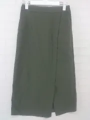 ◇ SENSE OF PLACE by URBAN RESEARCH 膝下丈 タイト スカート サイズM カーキ レディース P  【中古】 【1209050001145】