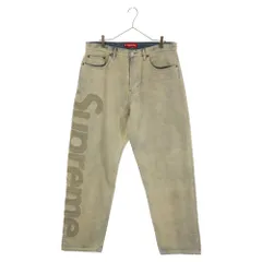SUPREME シュプリーム 22SS Inset Logo Denim jeans インセットロゴ デニム パンツ ベージュ