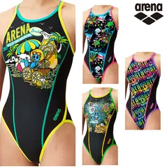 arena  アリーナ　AS4FWM03W　アリーナくん　レディース　タフスーツ 　トレーニングワンピース　オープンバック　練習用水着　 水泳　競泳　トレーニング水着