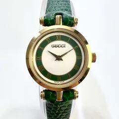 ✨GUCCI✨GG✨2600L✨レザーベルト✨緑/白文字盤✨クオーツ✨腕時計✨ 000000169111-01-l.jpg?t=