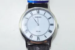 【送料無料】SEIKO セイコー V115-0BEO ソーラー 腕時計 アナログ メンズ　海外限定　希少