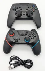 《箱無し/タイプCコード付/動作確認済》任天堂switch用　ワイヤレス互換コントローラー2個セット　3