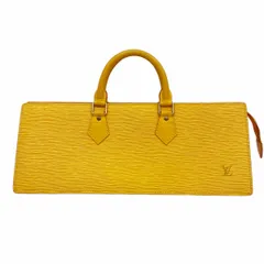LOUIS VUITTON エピ サックトライアングル ハンドバッグ　イエロー LOUIS VUITTON エピ サックトライアングル ハンドバッグ イエロー