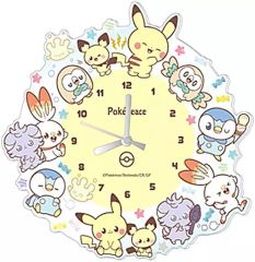 ポケットモンスター ポケモン ピカチュウ 壁掛け時計 電池式 動作確認