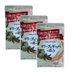 【新品未開封品】和漢の森 オリーブ＆ギャバの恵み 60粒入 3袋セット  NO.Y4004