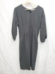 ◇ Θ LACE LADIES レースレディース 長袖 膝下丈 ワンピース サイズF ブラック レディース P  【1409090005640】のサムネイル