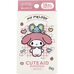 マイメロディ CUTE AID ばんそうこう 4 18枚入