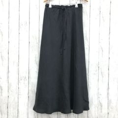 【 suadeo 】スアデオ マットサテンナロースカート チャコール Size40