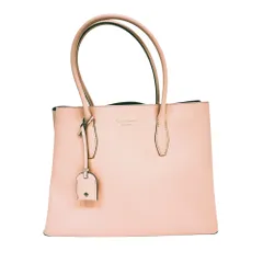 美品 kate spade ケイトスペード エヴァミディアムサッチェル 2wayトートバック ピンク レディース 古着 中古 USED