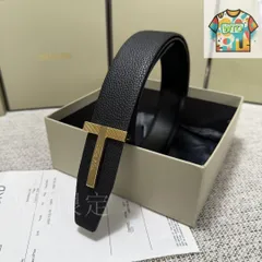 【今日WTO】Tom Ford トムフォード ダブルフェイス 1st Layer Leather Belt-1-SQD55