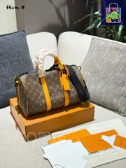 【今日WTO】Louis Vuitton Keepall キーパール 35 モノグラム イエロー-WTO輸入4-IU75