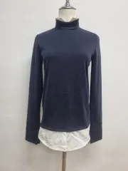 (ホームオーダー商品) ブルーペッパー タートルネック ニット シャツ