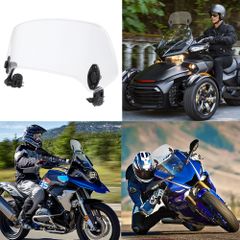 【送料無料】バイク用小型調整式前風防ガラス 高さ調整可能 PC製 防雨カバー 大/小サイズCYB077人気の秘密CYB171本日限定