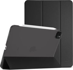 iPad Pro 11 ケース ProCase 第4/3/2/1世代に適用（2022 2021 2020 2018)、[Apple Pencilのペアリングと充電に対応] 三つ折り スタンド スマートカバー - ブラック