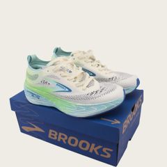 BROOKS ブルックス Hyperion Elite 4 ハイペリオン エリート4 Bluewash/Green Gecko/Cobalt スニーカー カジュアルシューズ