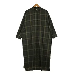 URBAN RESEARCH DOORS アーバンリサーチドアーズ  チェック シャツワンピース size0/グリーン系