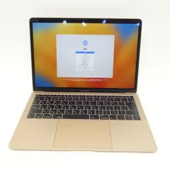 Apple MacBook Air 13インチ Retinaディスプレイ 2018年 /SSD 128GB /メモリ 8GB /1.6GHzデュアルコアIntel Core i5 ゴールド ※中古