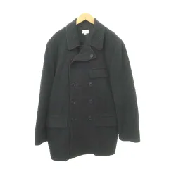 ポールスミス PAUL SMITH トレンチ コート ダブル ロング アウター ウール 厚手 Lサイズ グレー のサムネイル
