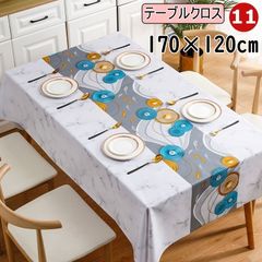 テーブルクロス 北欧 撥水 防水 耐熱 高級感 花柄 四角形 長方形 食卓カバー シンプル 高級感 家庭用 4人 6人 リビング ダイニング おしゃれ ビニール 汚れ防止 11