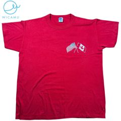 【USA製】80s Russell Athletic Ocoee River ラフティングTシャツ L シングルステッチ