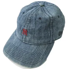 NEW ERA x BEAMS BOY x Cooperstown ニューエラ ビームスボーイ クーパーズタウン 別注 チビロゴ デニムベースボールキャップ ONE SIZE Indigo NY 6パネル バックアジャスター 9TWENTY 帽子 g18475