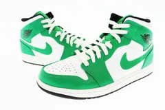 ナイキ NIKE AIR JORDAN 1 MID Lucky Green エアジョーダン1 ミッド DQ8426-301 26.5 ラッキー グリーン ブランド古着ベクトル 中古●▲250427