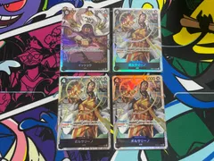 ワンピースカード  イッショウ　ボルサリーノ　SR　4枚セット　OP03-078　OP02-114　頂上決戦　強大な敵　ONE PIECE CARD THE BEST　海軍　黒のサムネイル