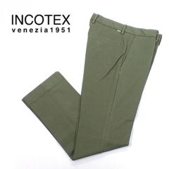 新品 インコテックス ヘリンボーンストレッチ ファティーグパンツ L