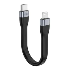 【人気商品】C to ライトニング ケーブル,CableCreation 短いType-C MFi認証】USB Lightning 変換ケーブル0.15M 18W 急速充電データ同期 iPhone14/14 【Apple Pro /13/13 Pro/12/1