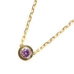 CARTIER カルティエ K18PG ピンクゴールド ダムール ピンクサファイア ネックレス B7218400 2.9g 41cm レディース 中古 美品