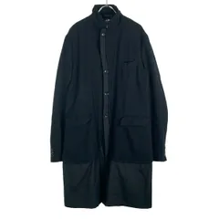 BLACK COMME des GARCONS ブラック コムデギャルソン 17AW ウールチェスターコート 1T-J023 ブラック XLのサムネイル
