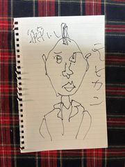 絵画キャップをかぶった少年singulart作家MASANOBU ODA - メルカリ